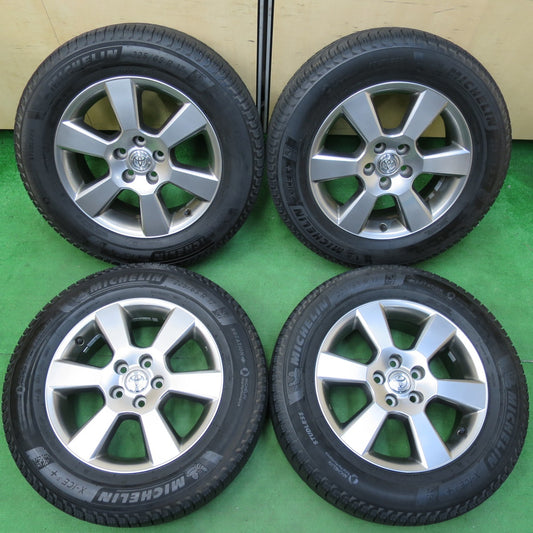 *送料無料* キレイ★トヨタ 30系 ハリアー 純正 225/65R17 スタッドレス ミシュラン X-ICE3+ 17インチ PCD114.3/5H★4062704イス