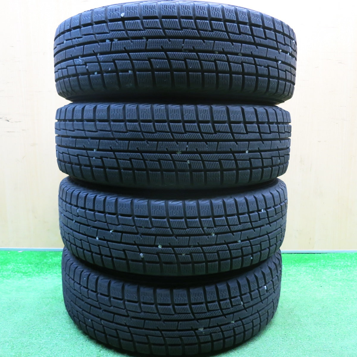 バリ溝！21年！キレイ！9分★スタッドレス 175/65R15 プラクティバ アイス BP02 ヨコハマ Fang ファング 15インチ PCD100/4H★5113024HAス