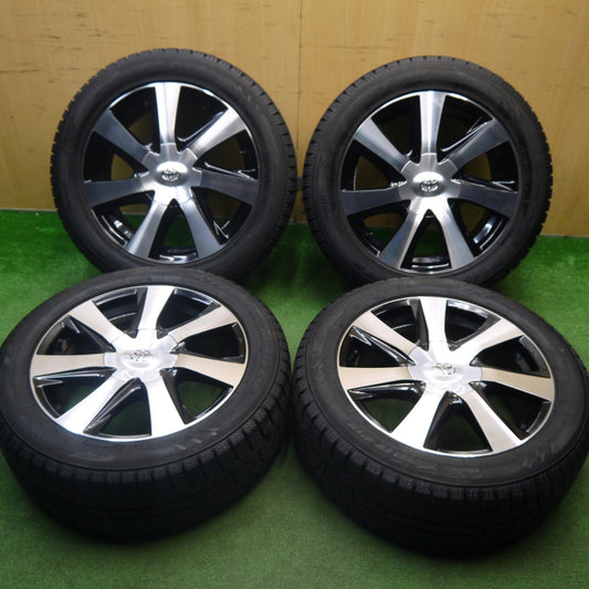 バリ溝！22年！9.5分以上★トヨタ MIRAI ミライ 純正 215/55R17 スタッドレス トーヨー オブザーブ ガリット GIZ 17インチ PCD114.3/5H★6010904Hス