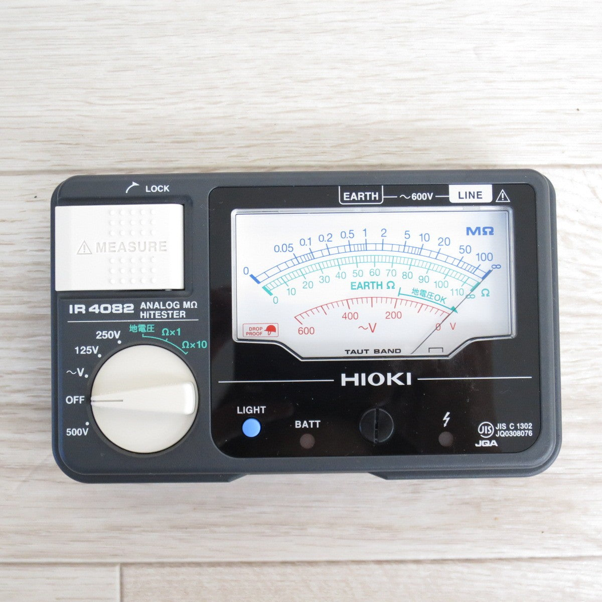 [送料無料] ほぼ未使用！美品◇HIOKI 日置 電機 アナログ メグオーム ハイテスタ IR4082-11 絶縁抵抗計 接地抵抗計◇