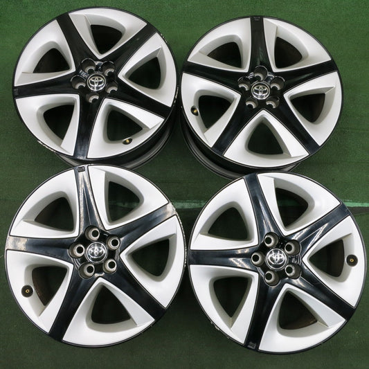 *送料無料* 4本価格★トヨタ 50系 プリウス ツーリング 純正 ホイール 17インチ 17×7J PCD100/5H★4060505HAホ