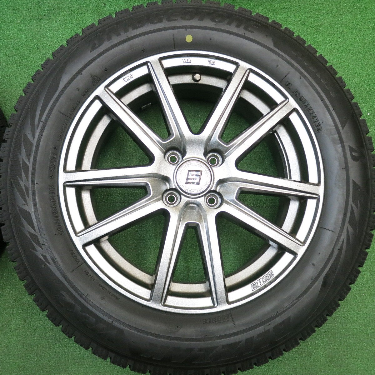 バリ溝！23年！キレイ！9.5分以上★スタッドレス 195/65R16 ブリヂストン ブリザック VRX2 SEIN ザイン 16インチ PCD100/4H★5112016HAス