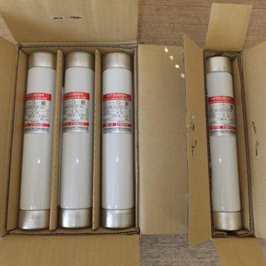 [送料無料] 未使用★三菱 MITSUBISHI 電力ヒューズ 限流ヒューズ CL-LB 7.2kV G75A T50A C50A 3本入 + 単品1本　計 4本 セット★
