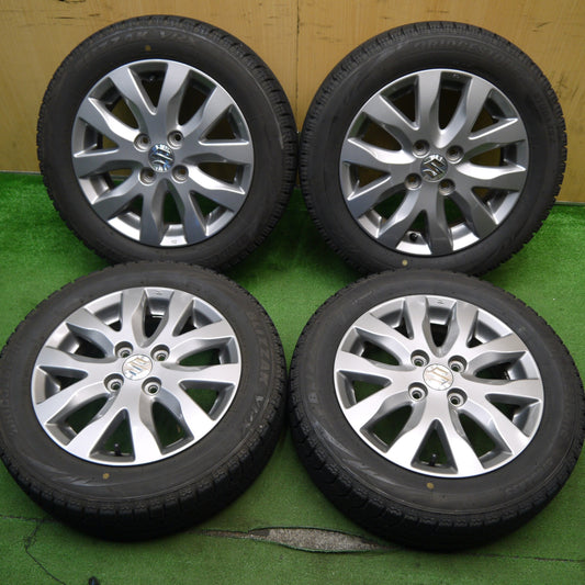 キレイ★スズキ MH23S ワゴンR 純正 155/65R14 スタッドレス ブリヂストン ブリザック VRX 14インチ PCD100/4H★5051902Hス