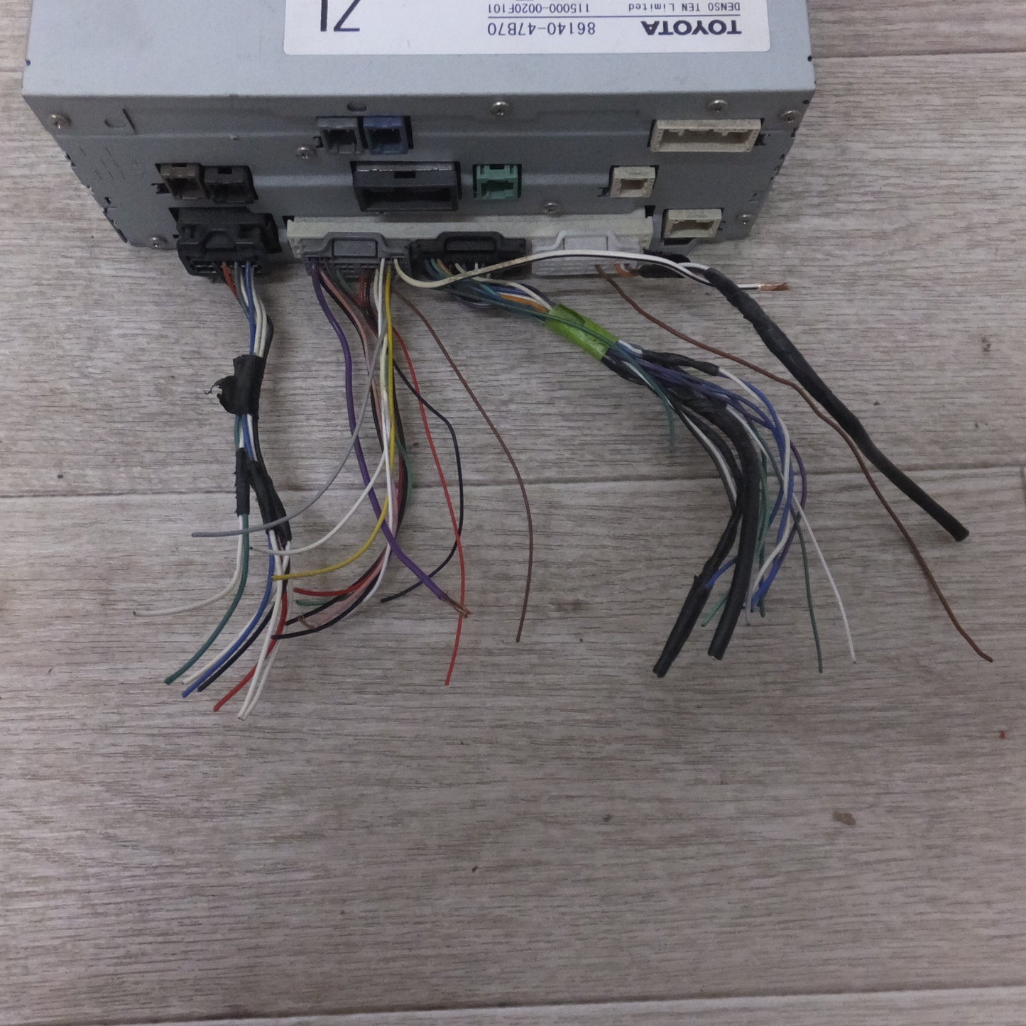 [送料無料] 現状品★デンソーテン製 トヨタ 純正 ディスプレイオーディオ 86140-47B70　トヨタ プリウス 60系(75)★