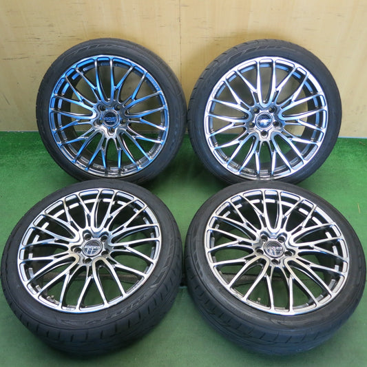 バリ溝！24年！9.5分◎RAYS HOMURA 2X10BD 245/40R20 ニットー NT555 G2 レイズ ホムラ 2×10BD 20インチ PCD114.3/5H◎6081305HAノ