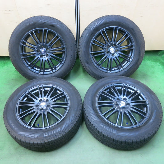 バリ溝！22年！キレイ！9分★XV 等 225/60R17 スタッドレス ピレリ アイスゼロ アシンメトリコ VELVA AGUDO ヴェルヴァ アグード 17インチ PCD100/5H★5102501SKス