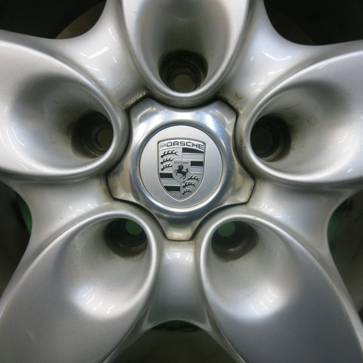 バリ溝！9.5分★ポルシェ カイエン 955 純正 BBS 255/55R18 スタッドレス ヨコハマ アイスガード G075 18インチ PCD130/5H★5110702SKス