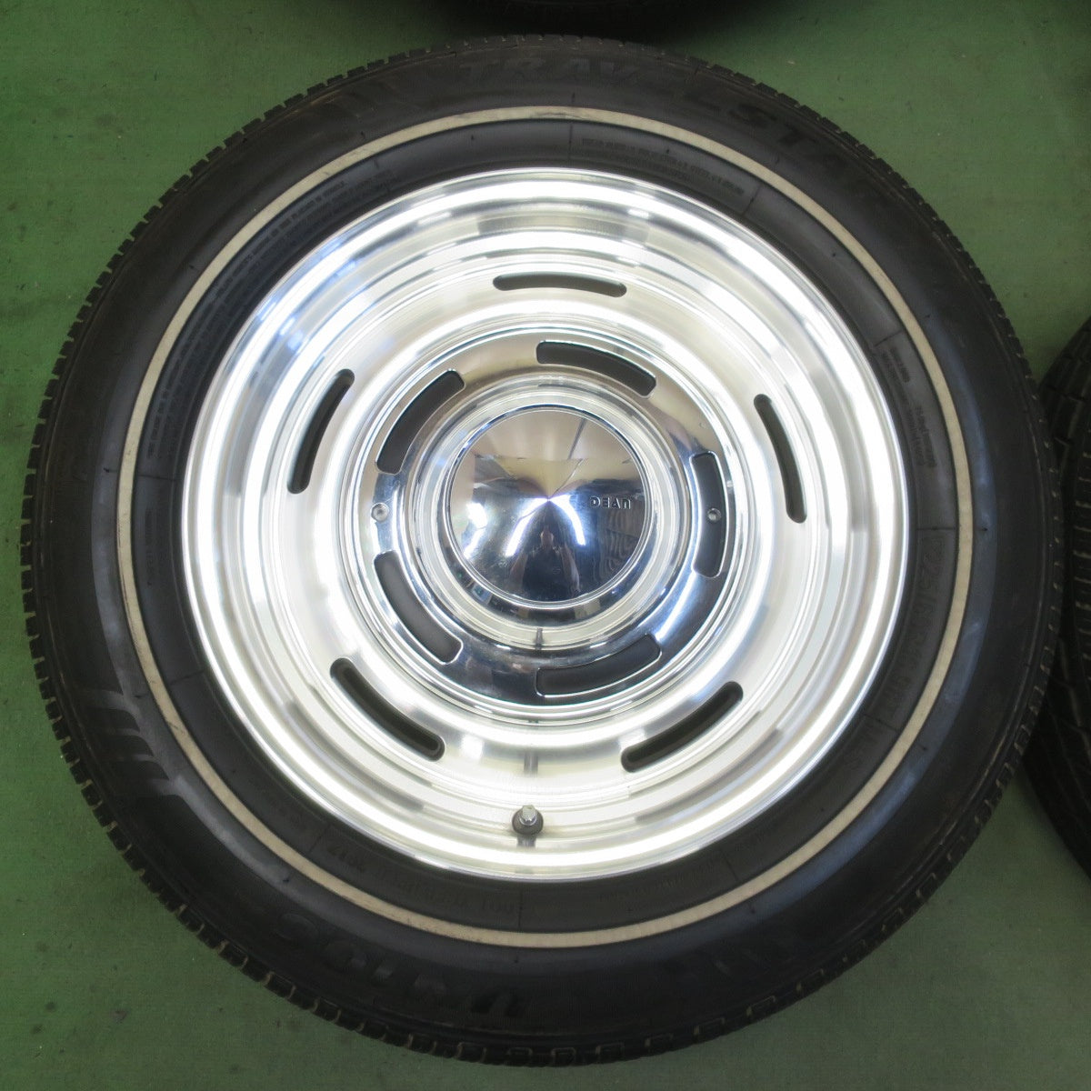 バリ溝！キレイ！9.5分◎DEAN CC3 CRIMSON 225/60R16 トラベルスター UN106 ディーン クリムソン 16インチ PCD139.7/6H◎6061004イノ
