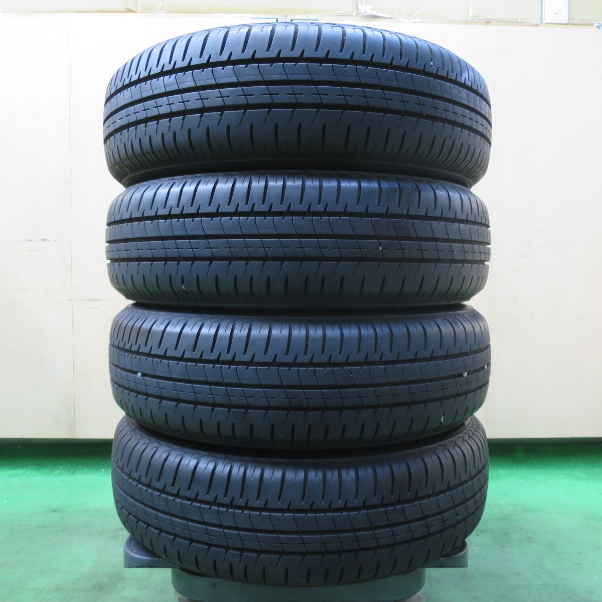 [送料無料] バリ溝！24年！9分★165/65R14 ブリヂストン エコピア NH200C FINAL MIND ファイナルマインド 14インチ ソリオ ハスラー 等 PCD100/4H★5022406イノ