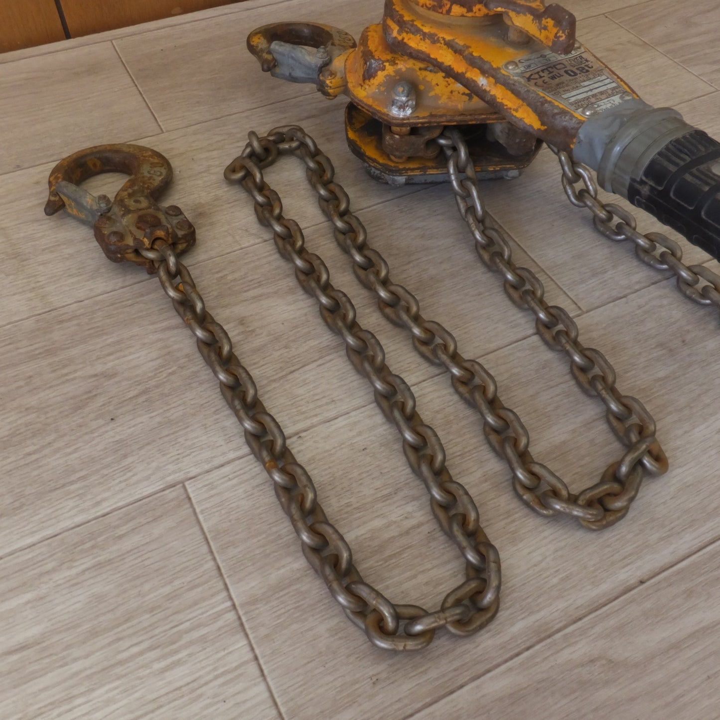 [送料無料] ★キトー KITO レバーブロック LB008 L5A 0.8t　CHAIN:V-5.6×15.7mm★