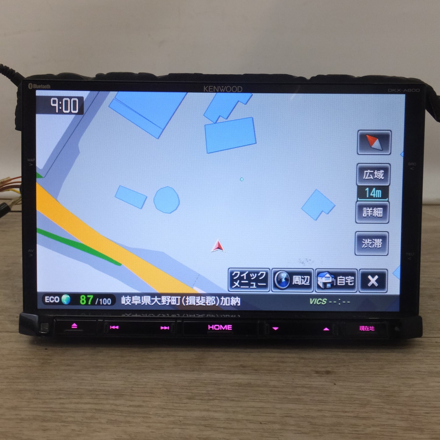 [送料無料] ★ケンウッド KENWOOD AVナビゲーションシステム 彩速ナビ DKX-A800(59)★