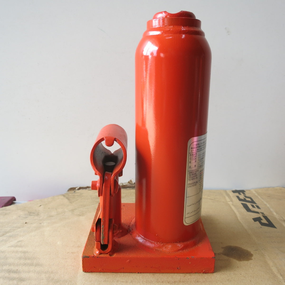 [送料無料] ◆マサダ 油圧 ジャッキ NF-5I-2 工具 5TON 5ton 5トン 5000kg 油圧式 オイル だるま ダルマ 車載 自動車 点検 整備②◆