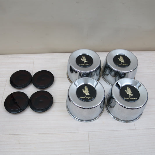 [送料無料] 2セット！まとめ売り☆FORGIATO Eagle Flight センターキャップ エンブレム フォージアート イーグルフライト デイトナ ホイール 用 デカール付き☆