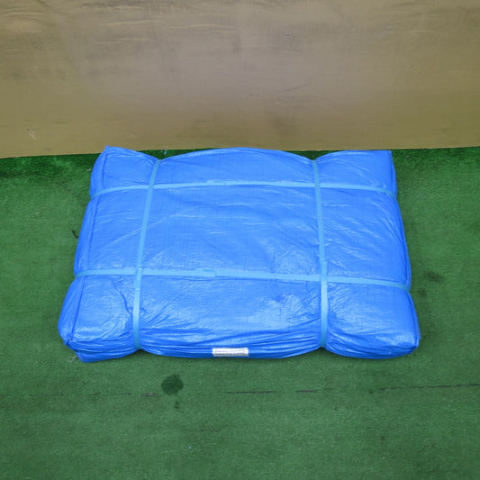 未使用！10枚入り◆ブルーシート #2000 PE BLUE SHEET 3.6m×5.4m メーカー 不明 建築 農業 土木 等に (10PCS)◆