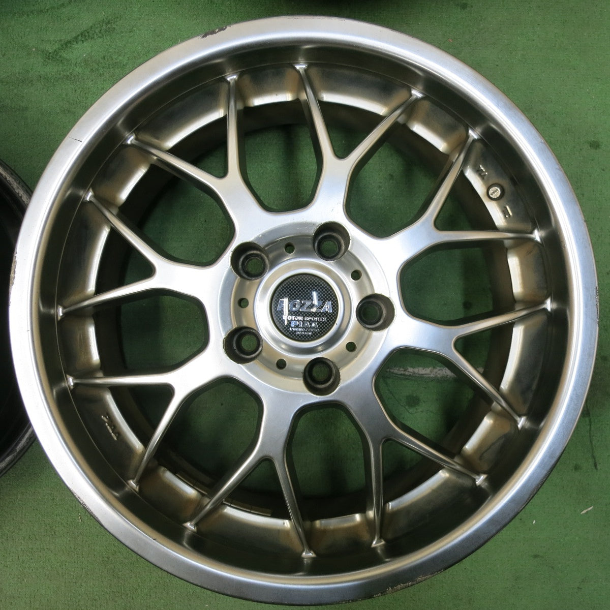 [送料無料] 4本価格★ROZZA MOTOR SPORTS PIAA ホイール 17インチ ピア 17×7JJ PCD114.3/5H★5021005SYホ