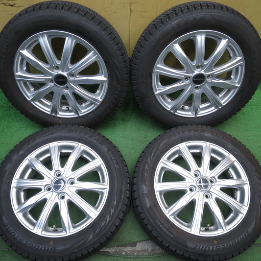 バリ溝！23年！キレイ！9.5分★スタッドレス 165/65R15 ブリヂストン ブリザック VRX2 BALMINUM バルミナ 15インチ タフト 等 軽サイズ PCD100/4H★5060203NJス