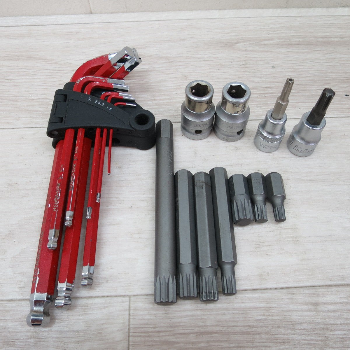 [送料無料] まとめ売り☆トルクスビット ソケット 六角 セット 6 8 12 SCM-V8 SCM-V10 SCM-V12 10mm 等☆