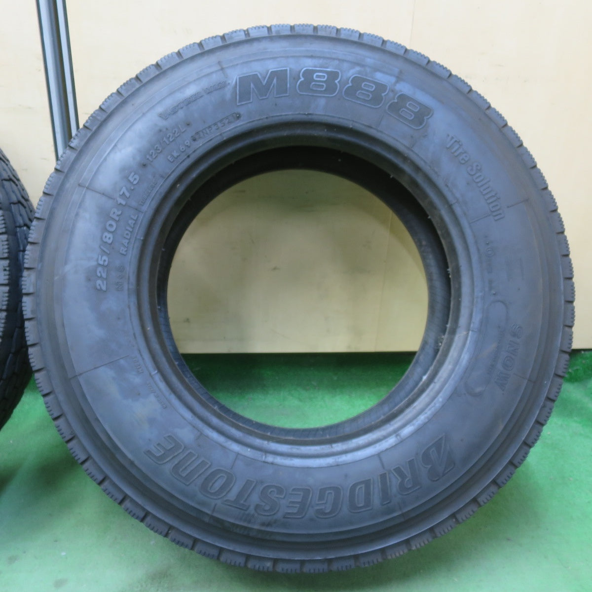 2本価格★トラック タイヤ 225/80R17.5 123/122L ブリヂストン M888 ミックス 17.5インチ★6022814イスタ