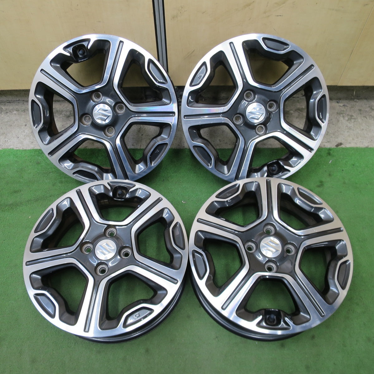 4本価格★スズキ ハスラー 純正 ホイール 15インチ 15×4.5J PCD100/4H★6070801NGホ