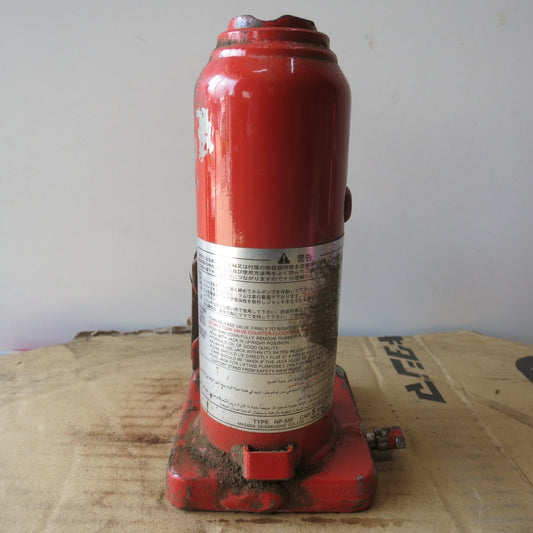 [送料無料] ◆マサダ 油圧 ジャッキ NF-5IF 工具 5TON 5ton 5トン 5000kg 油圧式 オイル だるま ダルマ 車載 自動車 点検 整備②◆