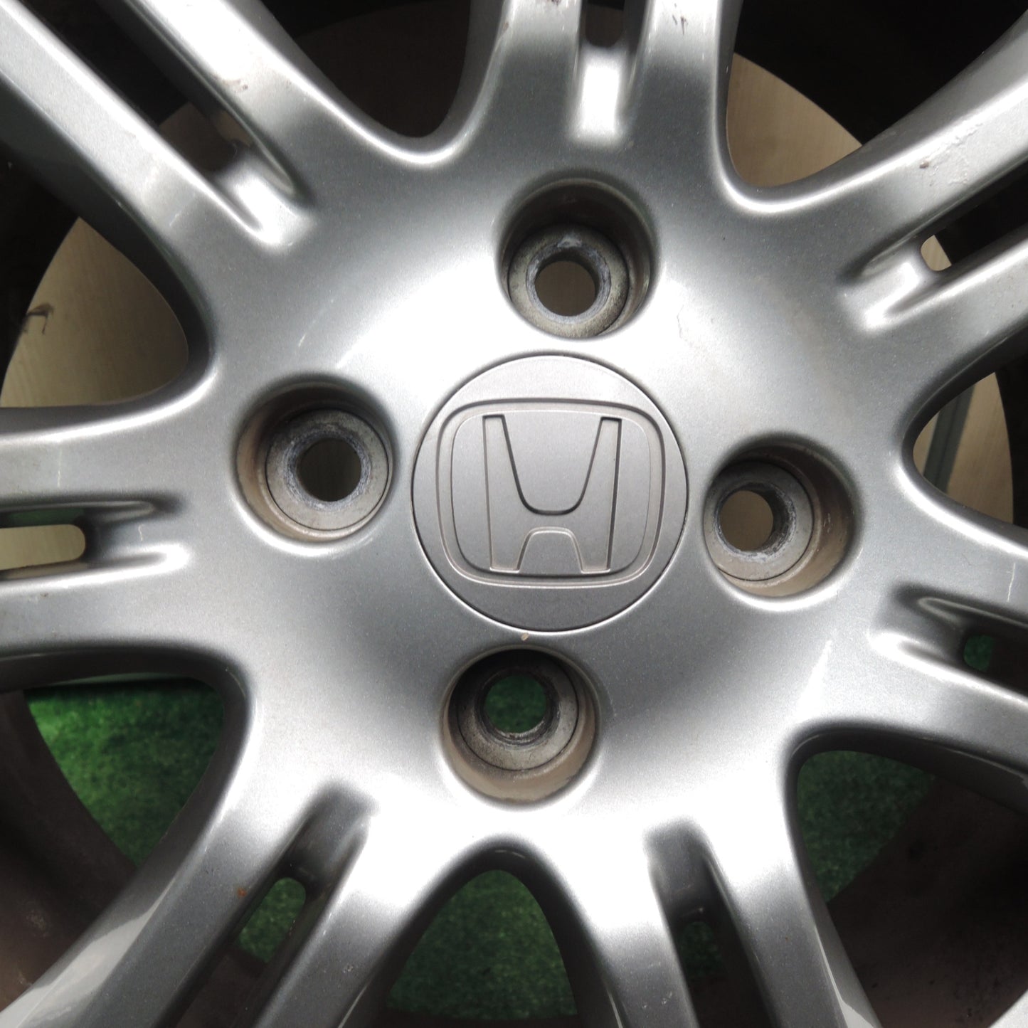 *送料無料* 超バリ溝！20年！ほぼ10分★ホンダ GE8 フィット RS 純正 185/55R16 ダンロップ エナセーブ EC204 16インチ PCD100/4H★4031903TNノ