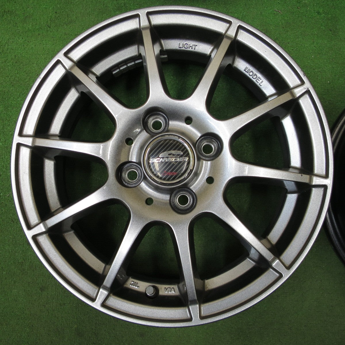 キレイ★SCHNEIDER ATECH 14インチ ホイール シュナイダー エーテック 14×4.5J PCD100/4H★6030905NGホ
