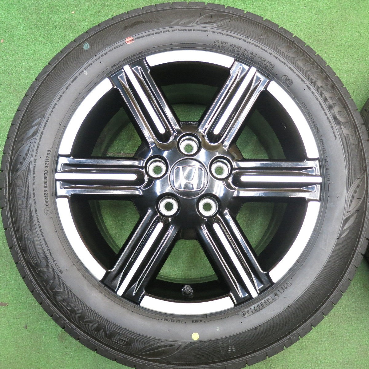 新車外し！26年★ホンダ RV ヴェゼル 純正 215/60R16 ダンロップ エナセーブ EC300 16インチ PCD114.3/5H★6041214HAノ