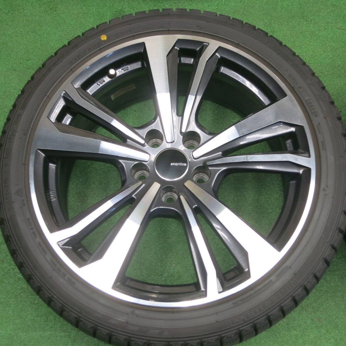 バリ溝！22年！9分★ベンツ Cクラス 等 smartline 365 235/40R18 スタッドレス ダンロップ ウインターマックス 03 スマートライン 18インチ PCD112/5H★6021103NKス