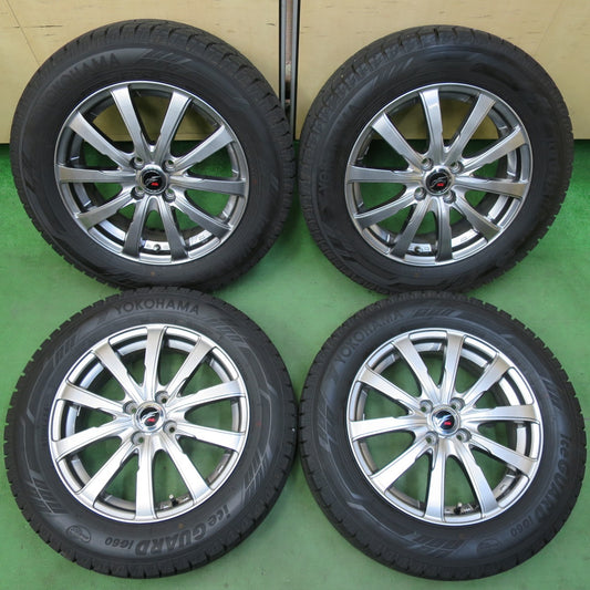 バリ溝！23年！キレイ！9.5分★スタッドレス 195/65R16 ヨコハマ アイスガード iG60 Fang ファング 16インチ PCD100/4H★5040910イス