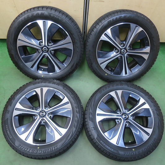 バリ溝！キレイ！8.5分★日産 キックス 純正 205/55R17 スタッドレス ブリヂストン ブリザック VRX2 17インチ PCD114.3/5H★6051906イス