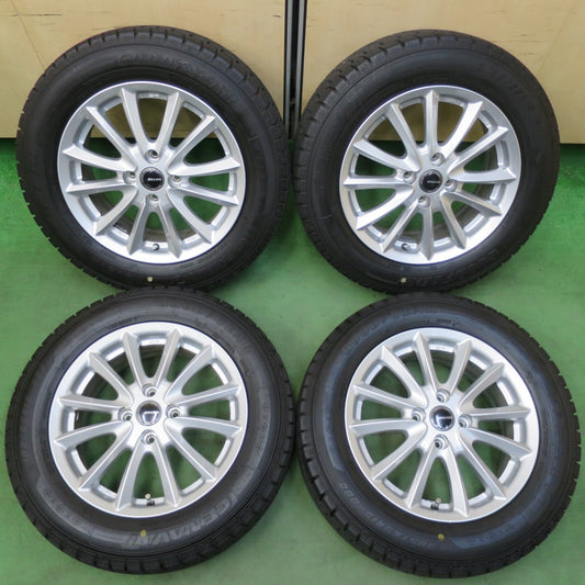 タイヤほぼ未使用！22年！キレイ★スタッドレス 185/65R15 グッドイヤー アイスナビ7 QRASIZ KOSEI クレイシズ 光生 コーセイ 15インチ PCD100/4H★5043002イス