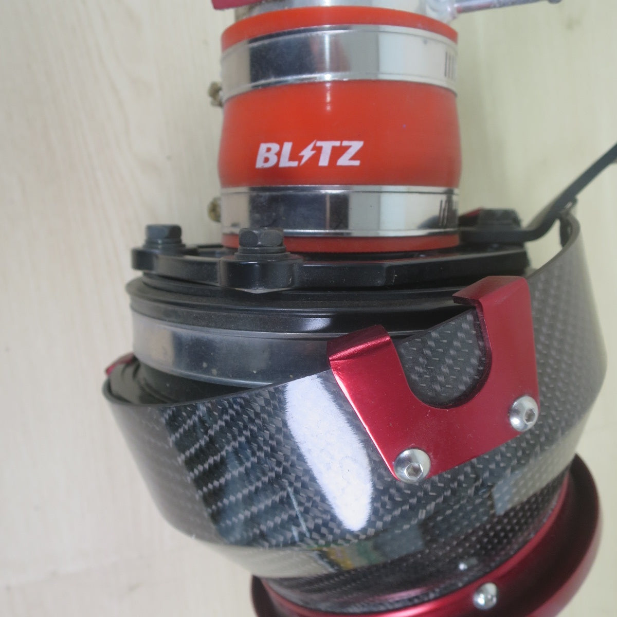 ♪スズキ ZC33S スイフト スポーツ AdPower BLITZ エア インテーク パイプ アドパワー エア クリーナー サクション パイプ 吸気 経路 パーツ ジャンク品♪