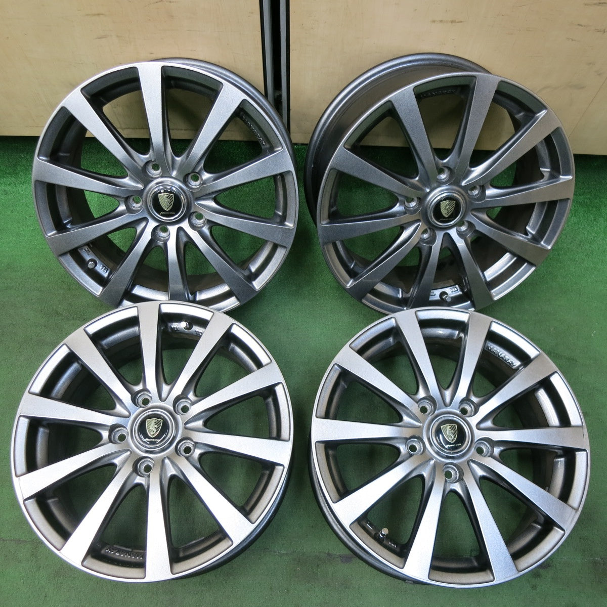 [送料無料] キレイ★MANARAY SPORT マナレイ スポーツ 16インチ ホイール 16×6.5J PCD114.3/5H★5031409SYホ