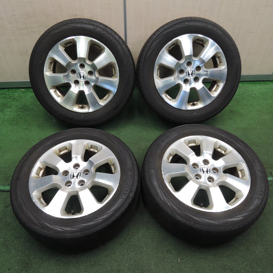 *送料無料* 4本価格★ホンダ RT3 クロスロード 純正 215/60R17 ヨコハマ ブルーアース RV-02 17インチ PCD114.3/5H★4031804TNノ