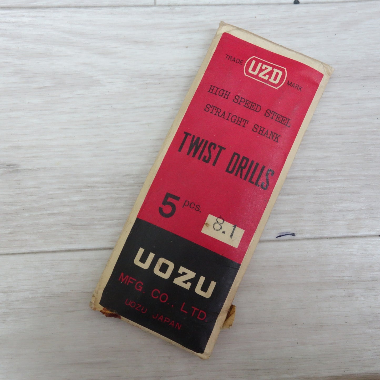 [送料無料] 未使用!大量まとめ売り☆UOZU 現三菱日立ツール ツイスト ドリル 鉄工用 ストレート シャンク ドリル φ2.1〜12.9mm 電動 工具☆