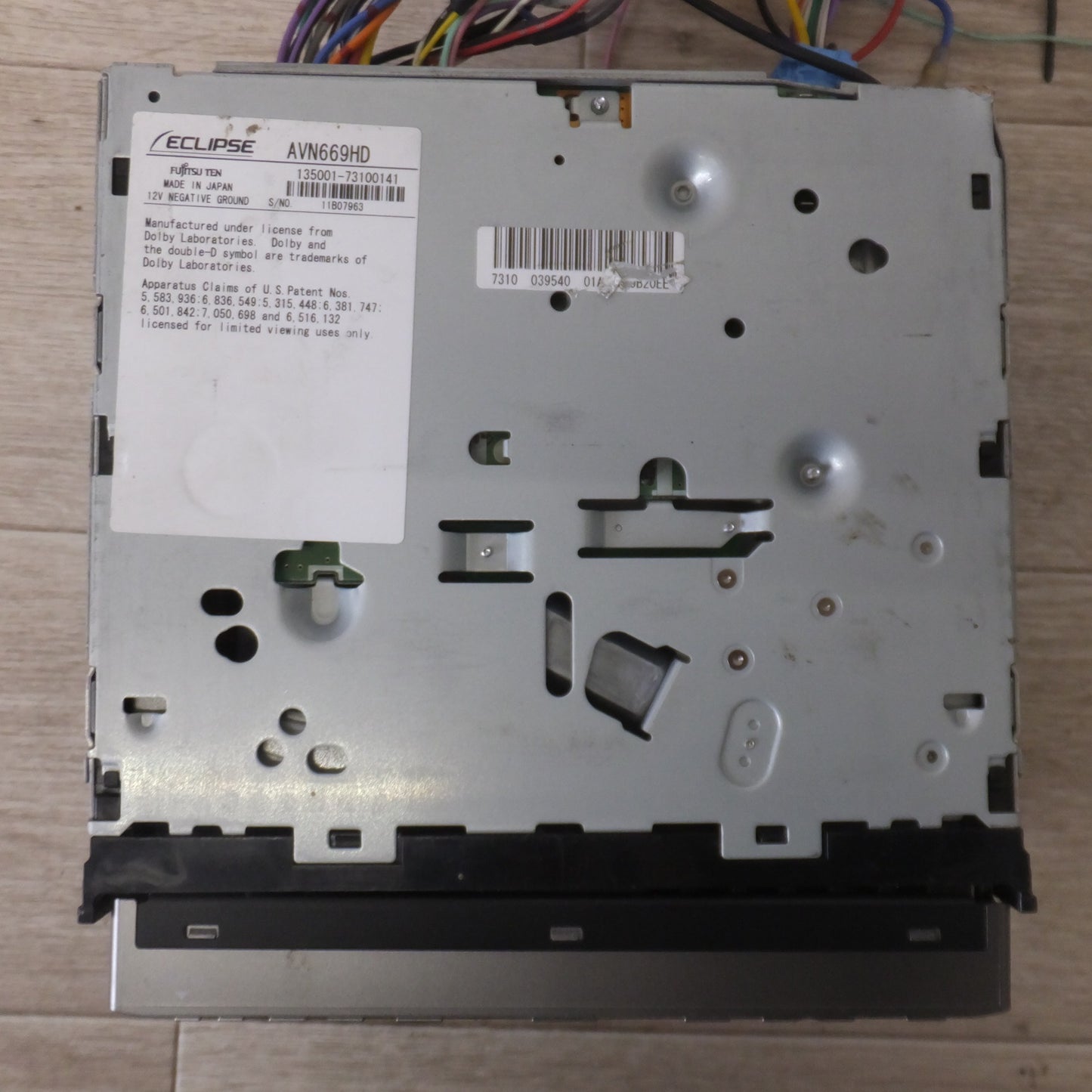 [送料無料] 現状品★富士通テン イクリプス ECLIPSE HDDナビゲーション AVN669HD[16]★