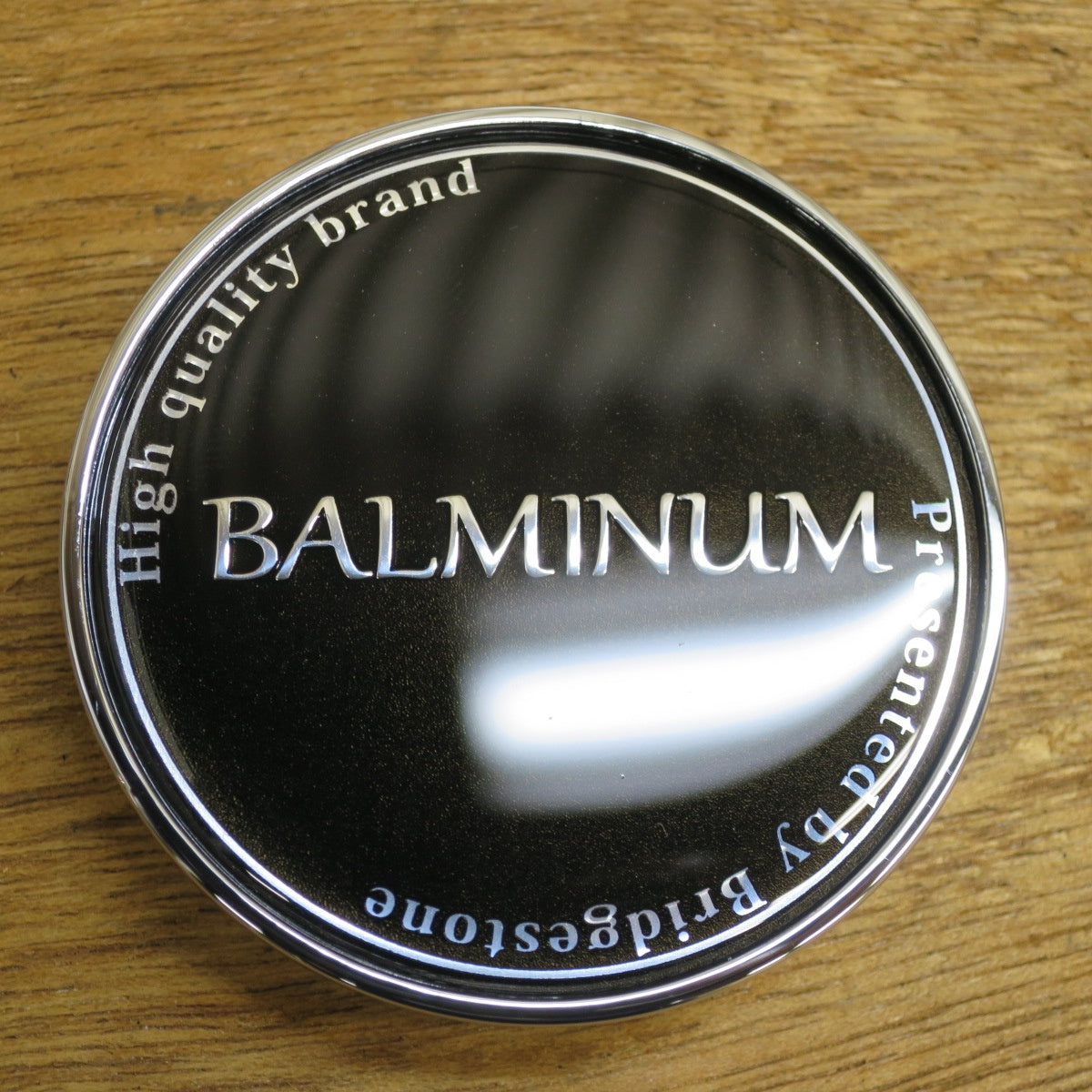 未使用！エンブレム付き★BALMINUM LS10 バルミナ 15インチ ホイール 15×6J PCD114.3/5H★6060903NGホ