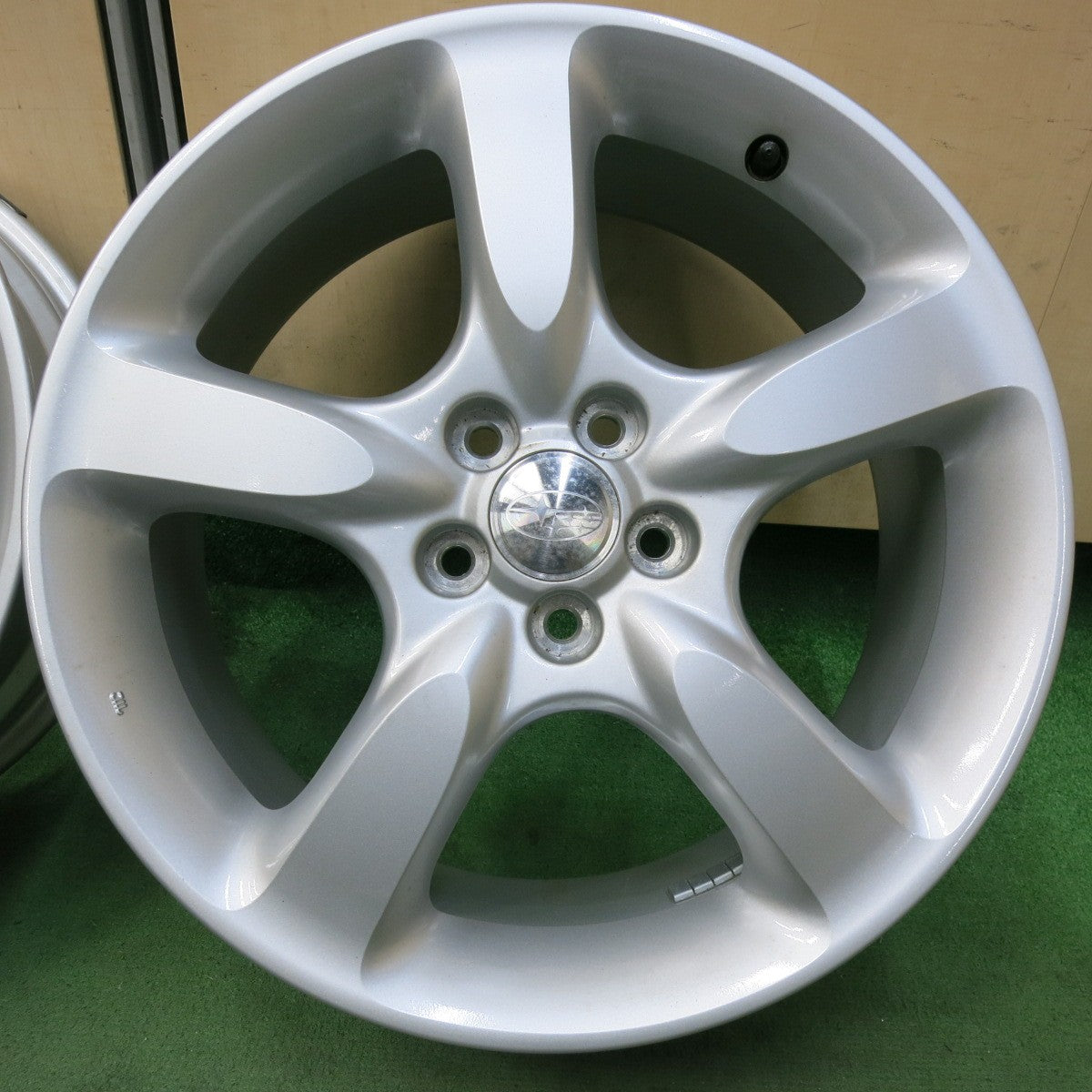 キレイ★スバル BP BL レガシィ 純正 ホイール 17インチ 17×7JJ PCD100/5H★5071803SYホ