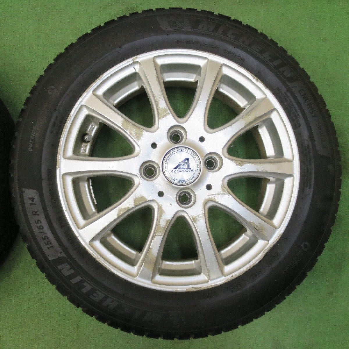 4本価格★55/65R14 ミシュラン エナジーセイバー4 AZ SPORTS AZスポーツ 14インチ PCD100/4H★5032905イノ