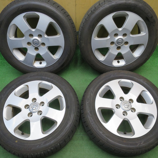 バリ溝！25年！9.5分★日産 セレナ 純正 195/60R16 ブリヂストン LUFT RVⅡ RV2 16インチ PCD114.3/5H★6041404NJノ