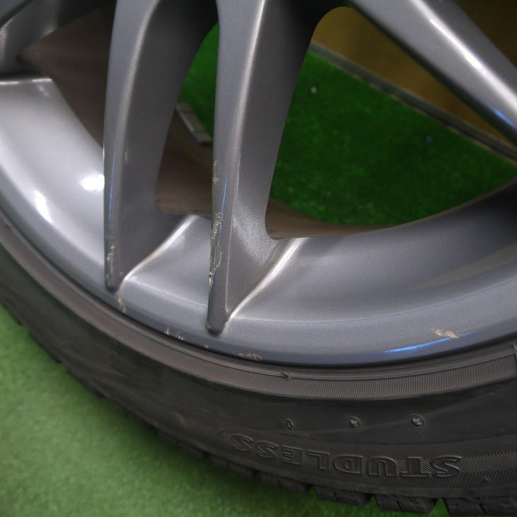 4本★WORK ESPERIO DESIGN 225/45R18 スタッドレス ブリヂストン REVO GZ ワーク エスペリオ PCD114.3/5H★5021807Hス
