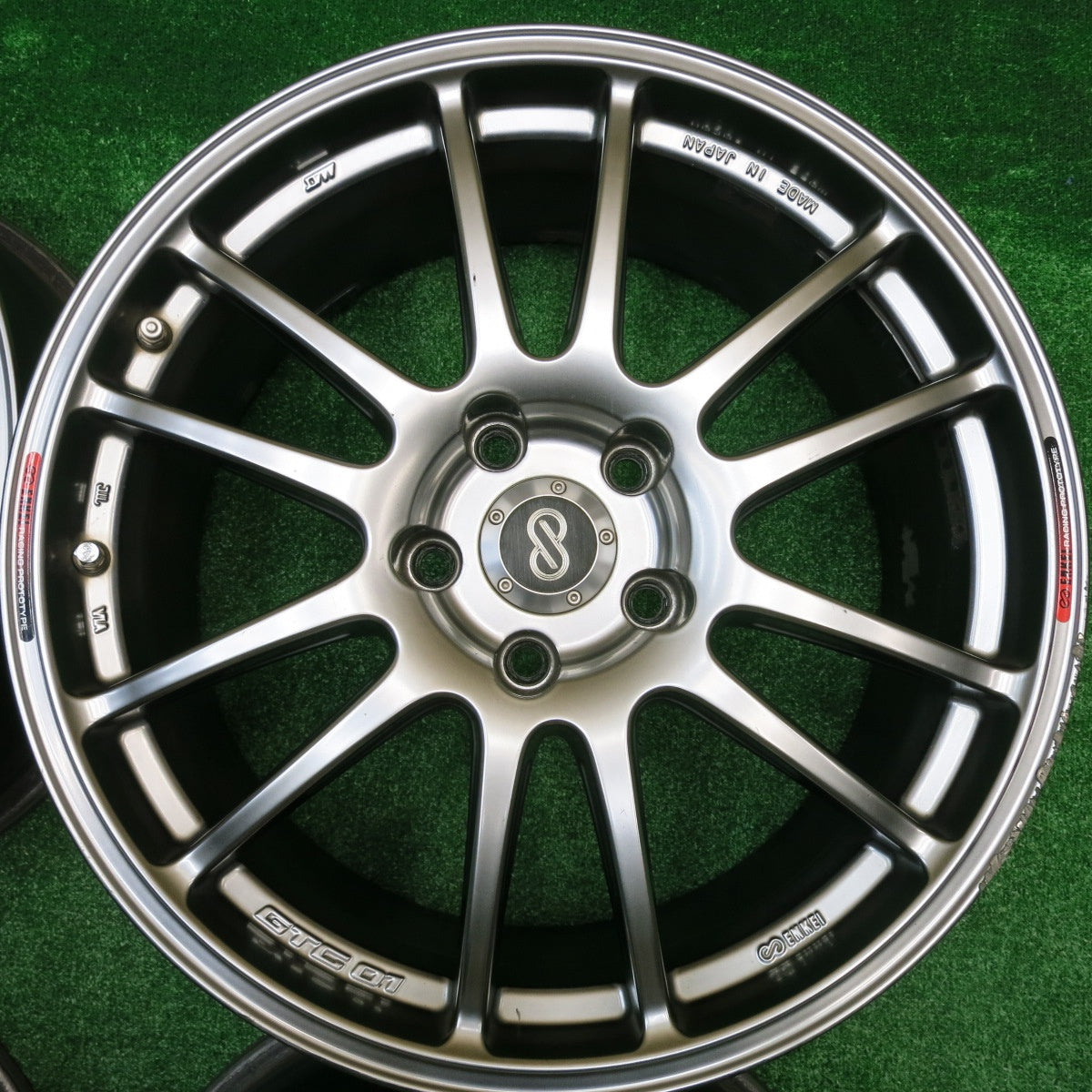 4本価格★ENKEI GTC01 エンケイ 18インチ ホイール 18×7.5J 18×8J PCD114.3/5H★5101207HAホ