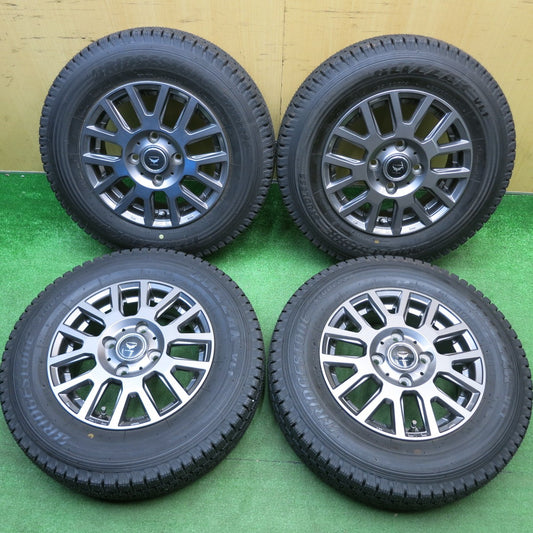 ほぼ未使用！23年★スタッドレス 165/80R14 97/95N ブリヂストン ブリザック VL1 LAMBDA LA STRADA 阿部商会 ラ ストラーダ ラムダ 14インチ PCD114.3/4H★6011703HAス