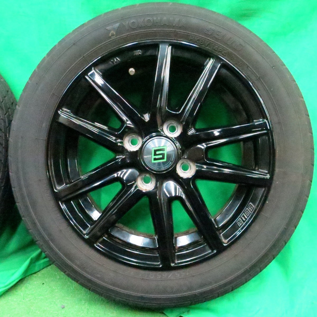 *送料無料* 4本価格！20年★SEIN 155/65R14 ヨコハマ S306 ブリヂストン ネクストリー ザイン 14インチ PCD100/4H★4050107ナノ