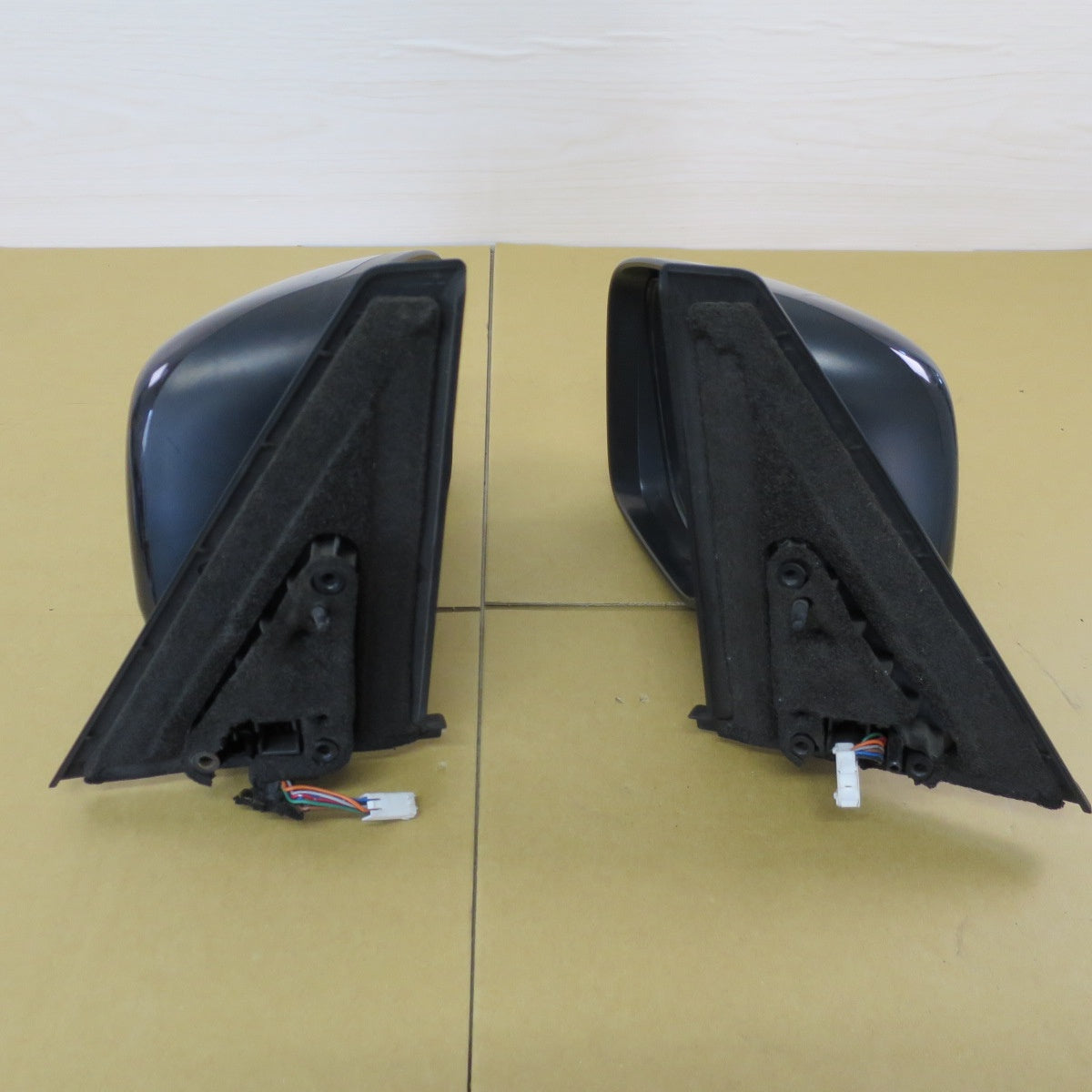 左右セット♪スズキ MK21S パレット 純正 ドア ミラー 70K0 L ZED 不明 ウインカー 内蔵 サイド カー パーツ 黒 ブラック♪ [送料無料]