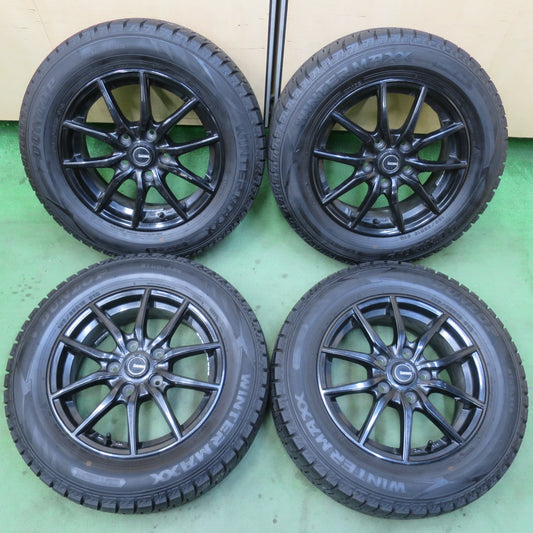 バリ溝！23年！ほぼ10分★スタッドレス 195/65R15 ダンロップ ウインターマックス WM02 G.Speed Gスピード 15インチ PCD114.3/5H★6012804イス