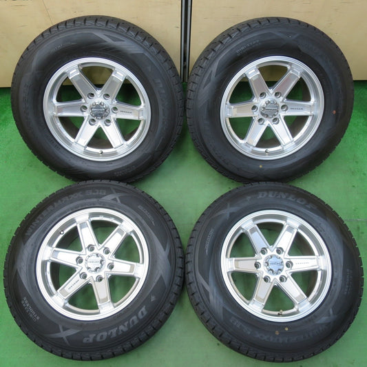 バリ溝！22年！キレイ！9.5分★KEELER 265/65R17 スタッドレス ダンロップ ウインターマックス SJ8 キーラー 17インチ PCD139.7/6H★5022303IMス