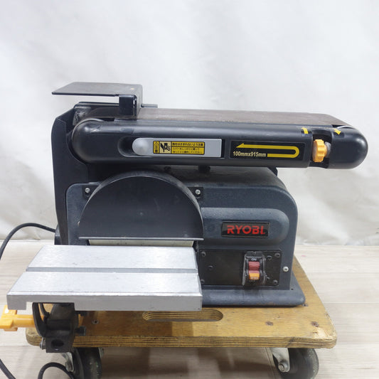 [送料無料] ◆RYOBI リョービ ベルト ジスクサンダー BDS-1000 電動 工具 ディスクサンダー 研摩 研磨 研削 100V◆