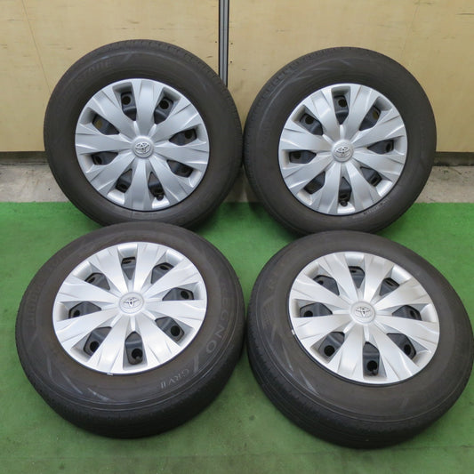 バリ溝！23年！9.5分★トヨタ 80系 ノア ヴォクシー 純正 スチール 195/65R15 ブリヂストン レグノ GRVⅡ GRV2 15インチ PCD114.3/5H★6013109ナノ